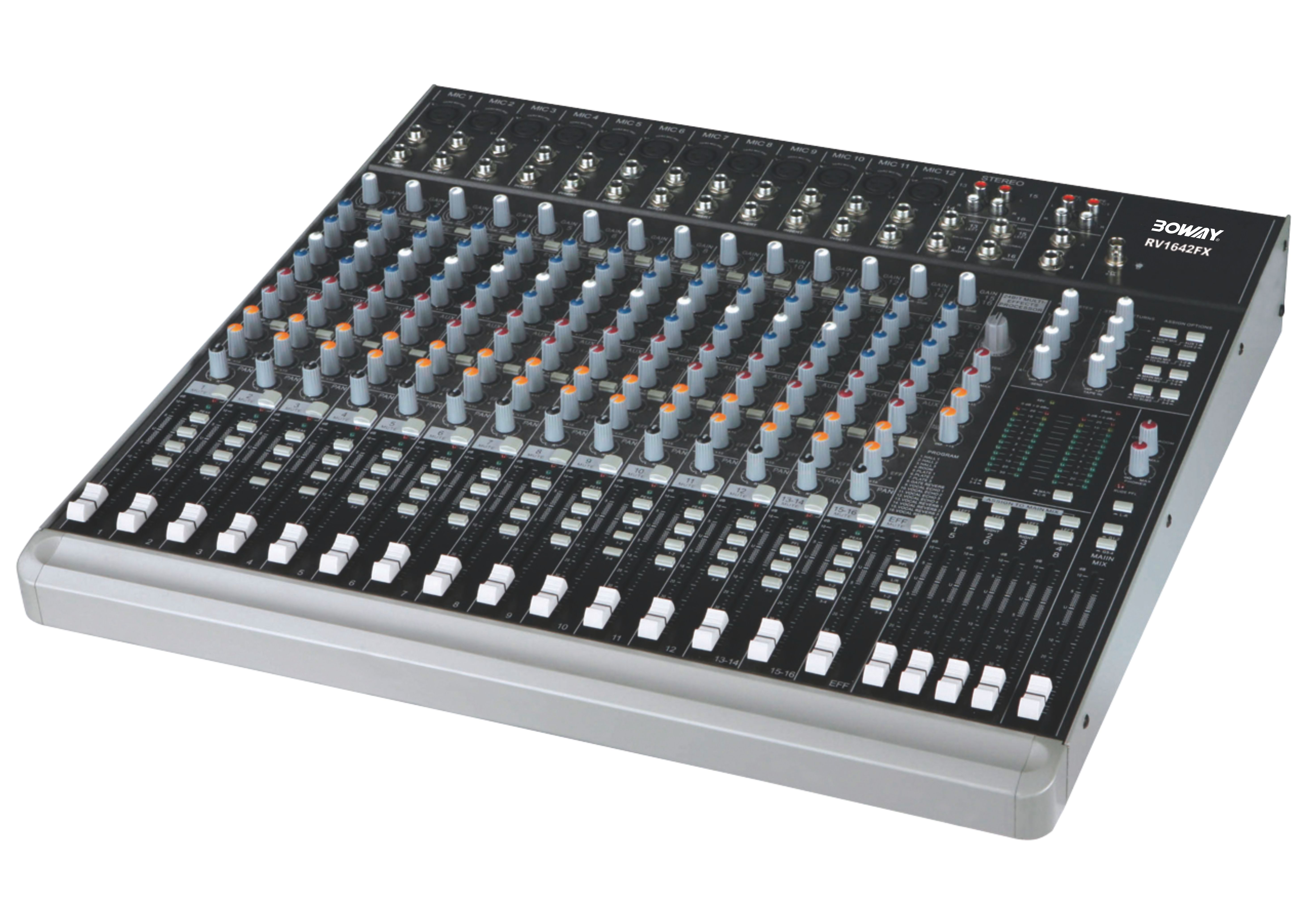 RV1642FX/RV2442FX/RV3242FX 16/24/32 channels mixer