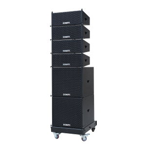 LB-206 & LB-15BS Dual 6" two way line array speaker set